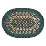 Pine Grove Jute Oval Placemat 10x15