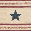 Potomac Jute Runner Stencil Stars 13x72