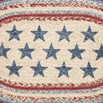 Celebration Jute Oval Placemat 12x18