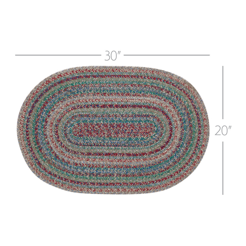 Multi Jute Rug Oval 20x30