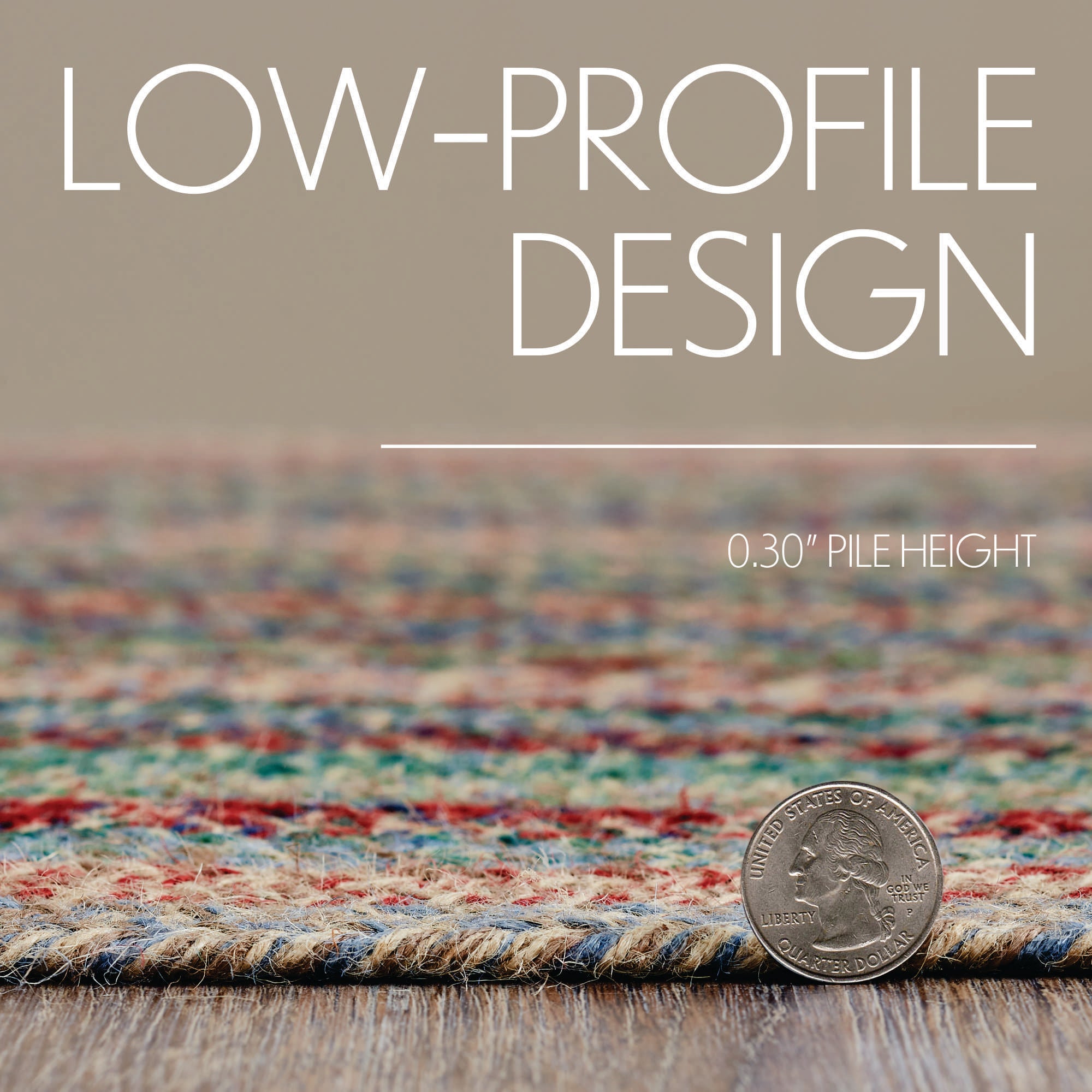 Multi Jute Rug Rect w/ Pad 60x96 – Beth's Country Primitive Home Decor