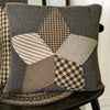 Farmhouse Star Pillow Quilted 16x16