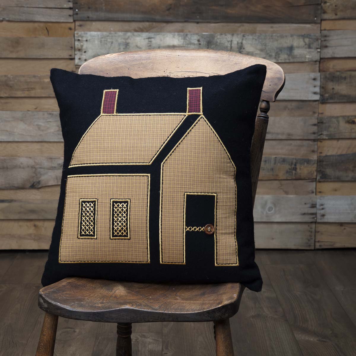 Heritage Farms Primitive House Pillow 18x18