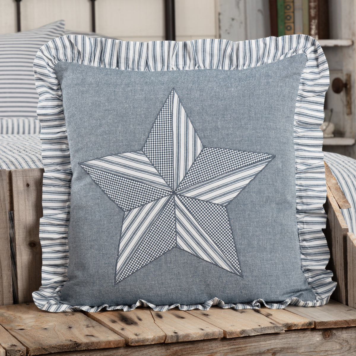 Rustic Western Country Barnwood Farmhouse Chic Grey Teal Beige Beach Wood Throw  Pillow by IamTrending