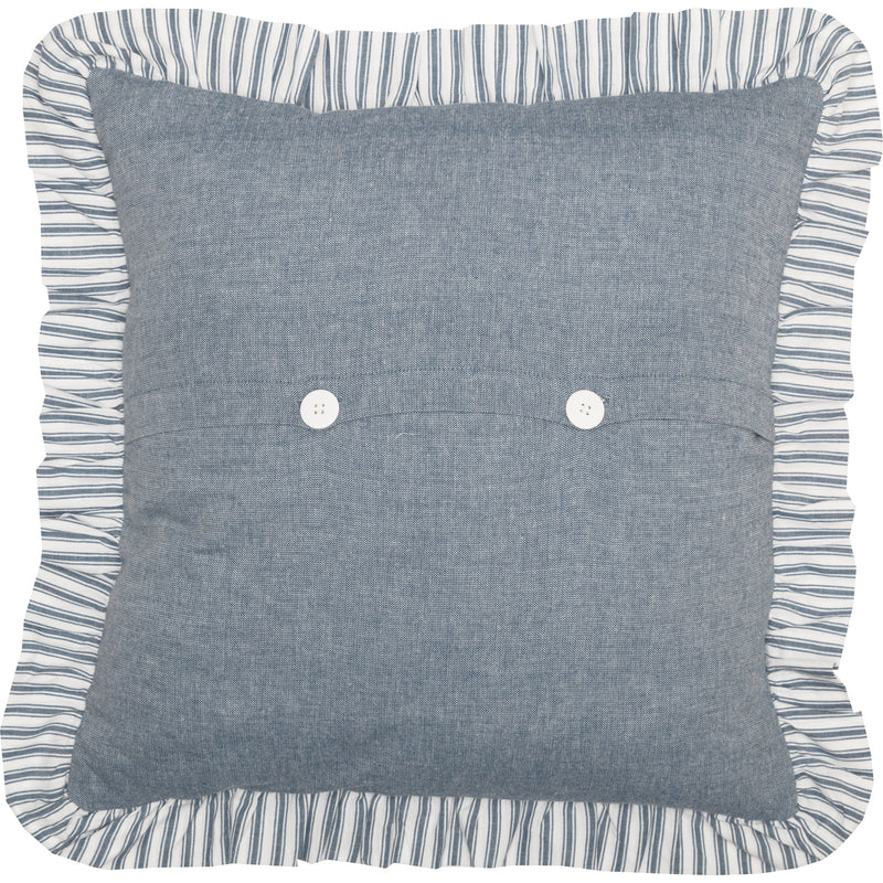 Sawyer Mill Blue Barn Star Pillow 18x18