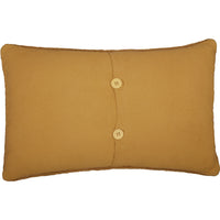 Heritage Farms Sheep and Star Hooked Pillow 14x22