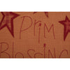 Ninepatch Star Prim Blessings Pillow 12x12