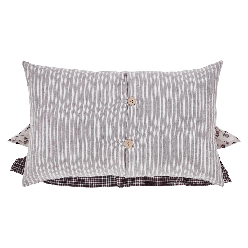 Florette Ruffled Pillow 14x22