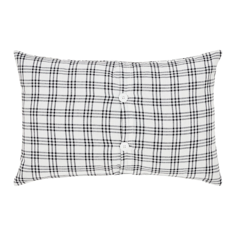 Sawyer Mill Black Farmstead Pillow 14x22