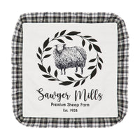 Sawyer Mill Black Sheep Pillow Cover 18x18