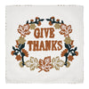Wheat Plaid Give Thanks Pillow Cover 18x18