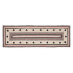 Colonial Star Jute Rug/Runner Rect w/ Pad 24x78