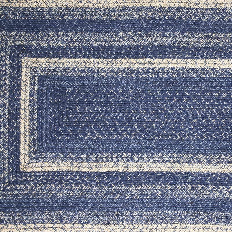 Great Falls Blue Jute Rug Rect w/ Pad 24x36