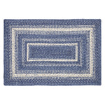 Great Falls Blue Jute Rug Rect w/ Pad 24x36