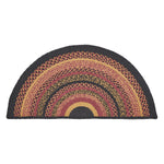 Heritage Farms Jute Rug Half Circle w/ Pad 16.5x33