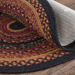 Heritage Farms Jute Rug Oval w/ Pad 24x36