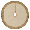 Festive Natural Burlap Tree Skirt 48"