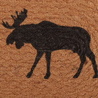 Cumberland Stenciled Moose Jute Trivet 8