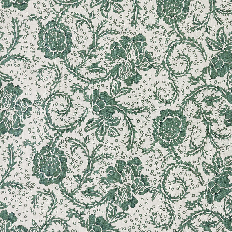 Dorset Green Floral Prairie Short Panel Set of 2 63x36x18