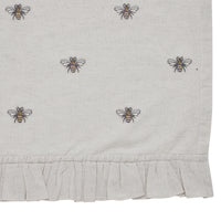 Embroidered Bee Valance 16x60