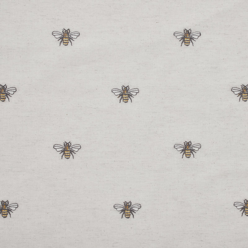 Embroidered Bee Valance 16x60