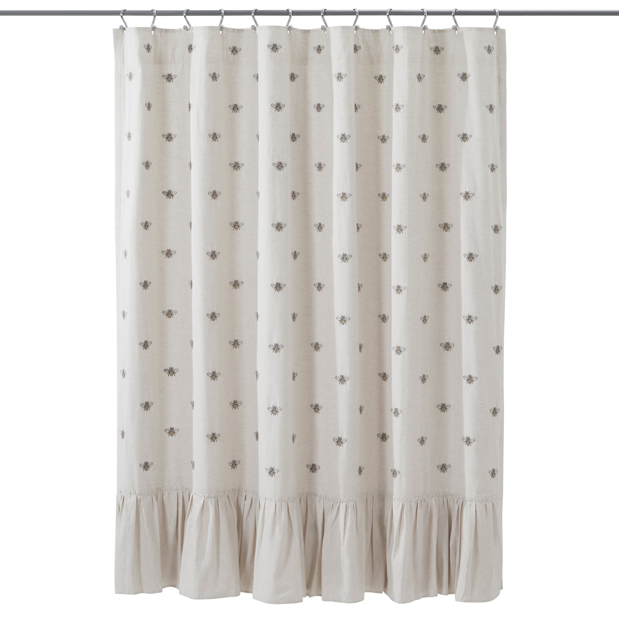 Bee deals shower curtain