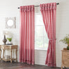 Annie Buffalo Red Check Ruffled Panel Set of 2 96x50