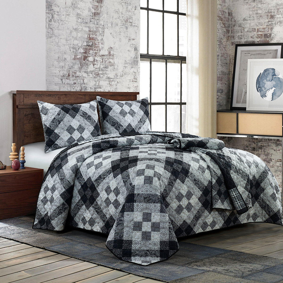 Donna Sharp London Farmhouse Country Quilted Collection