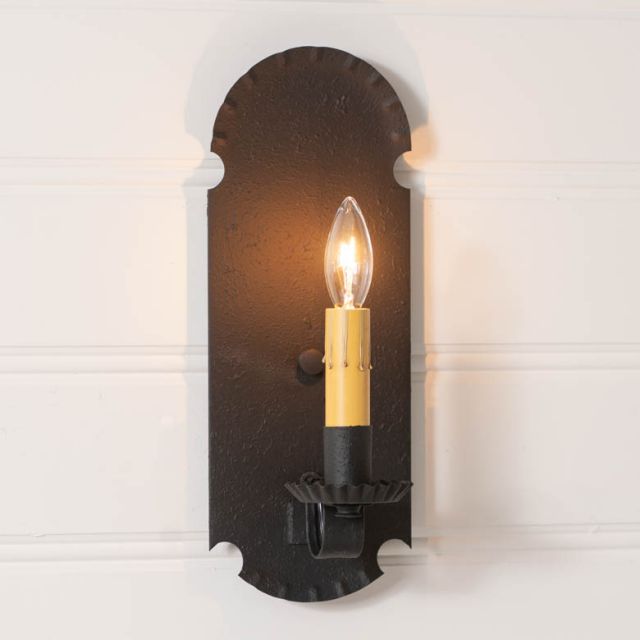 Apothecary Sconce in Textured Black