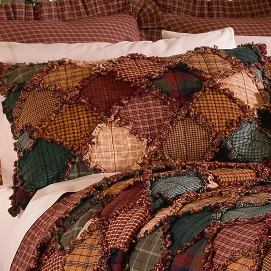 Donna Sharp Campfire Rustic Lodge Quilted Collection Sham