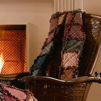 Donna Sharp Campfire Rustic Lodge Quilted Collection Throw