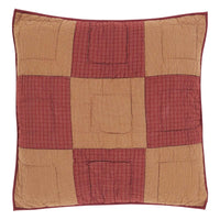 Ninepatch Star Quilted Euro Sham 26x26