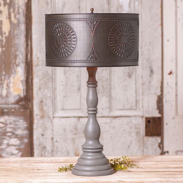 Davenport Lamp in Earl Gray with Shade