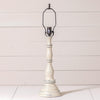 Davenport Wood Table Lamp Base in Rustic White