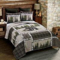 Donna Sharp Bear Panels Side View Bed