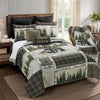 Donna Sharp Bear Panels Side View Bed with Throw Pillows