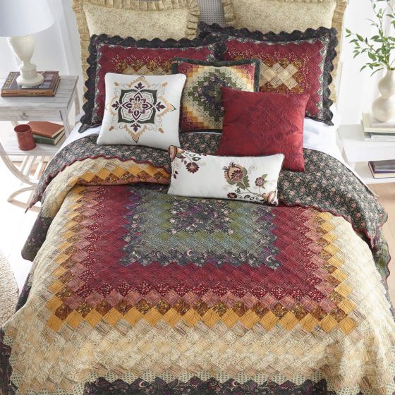 Donna Sharp Spice Trip Around the World Country Primitive Quilted Collection