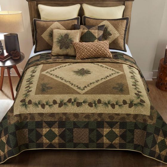 Antique Pine Quilted Collection