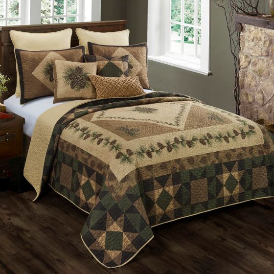 Antique Pine Quilted Collection