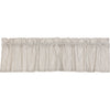 Hatteras Seersucker Blue Ticking Stripe Valance 16x72