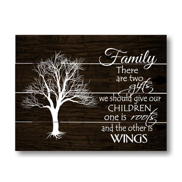 Farmhouse Pallet Wall Art ~ Family-Roots and Wings