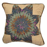 Donna Sharp Forest Star Rustic Primitive Quilted Collection Pillow