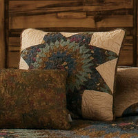 Donna Sharp Forest Star Rustic Primitive Quilted Collection Pillow