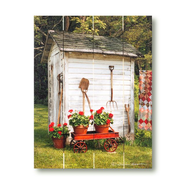 Farmhouse Pallet Wall Art ~ Gardeners Shanty