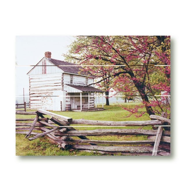 Farmhouse Pallet Wall Art ~ Gettysburg Log Home