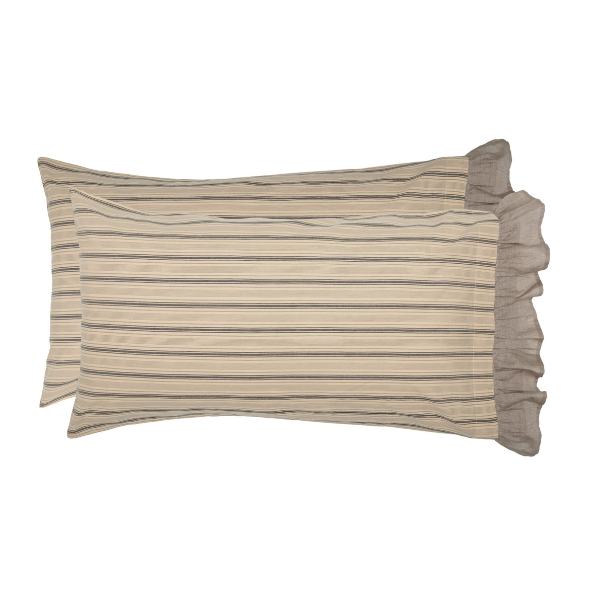 Sawyer Mill Charcoal King Pillow Case Set of 2 21x40