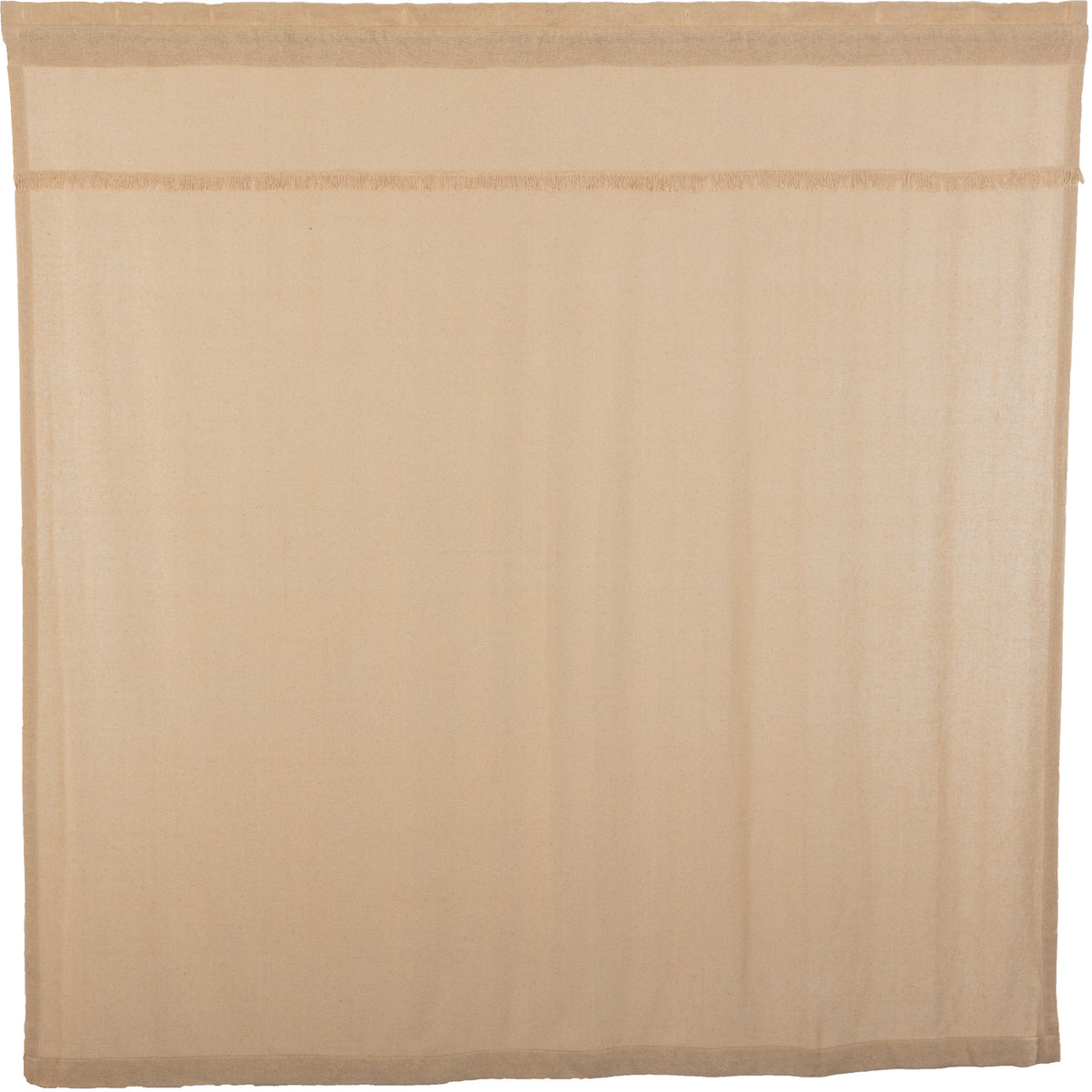 Burlap Vintage Shower Curtain 72x72