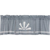 Sawyer Mill Blue Windmill Valance Pleated 20x72