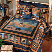 Donna Sharp Midnight Bear Rustic Lodge Quilted Collection
