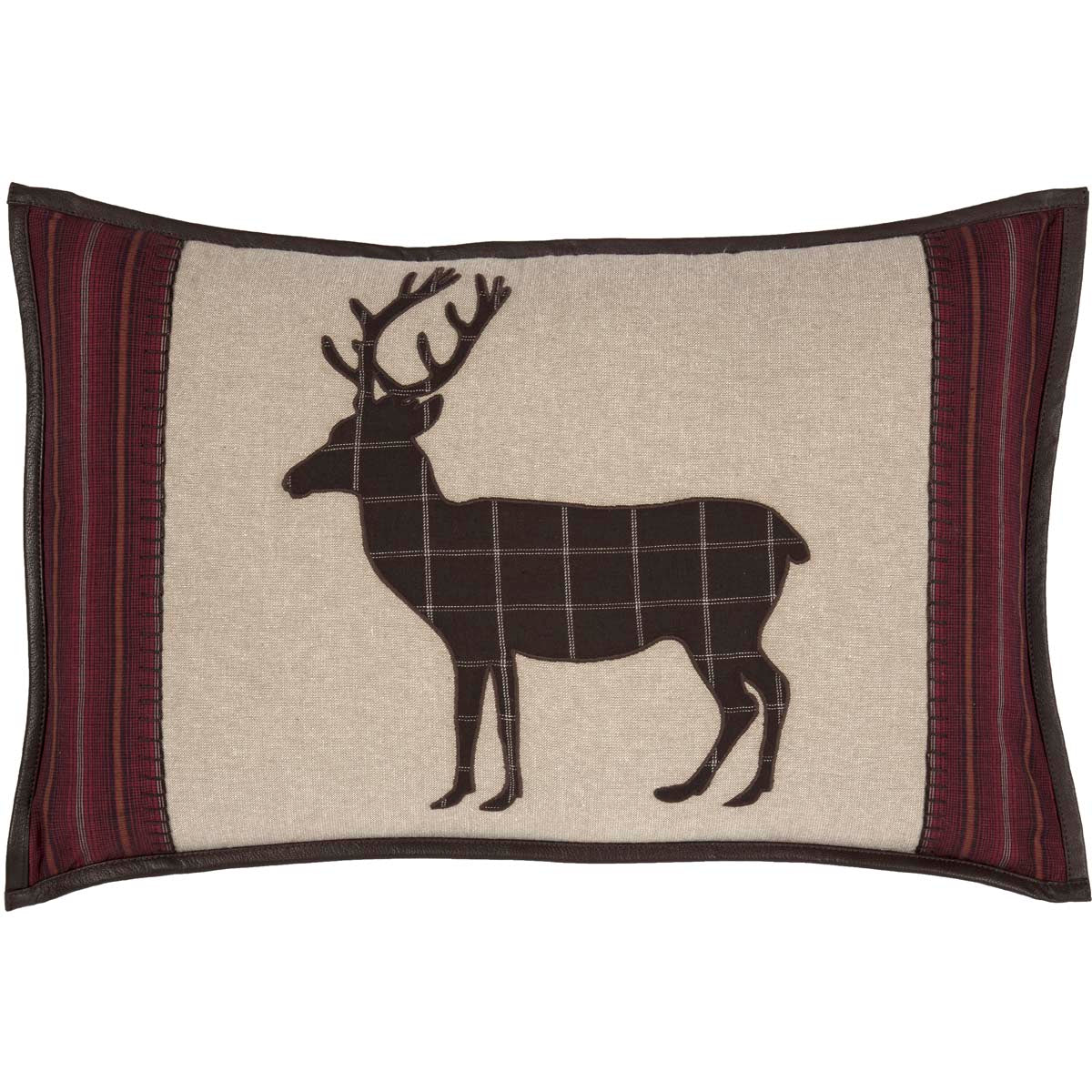 Wyatt Deer Applique Pillow 14x22